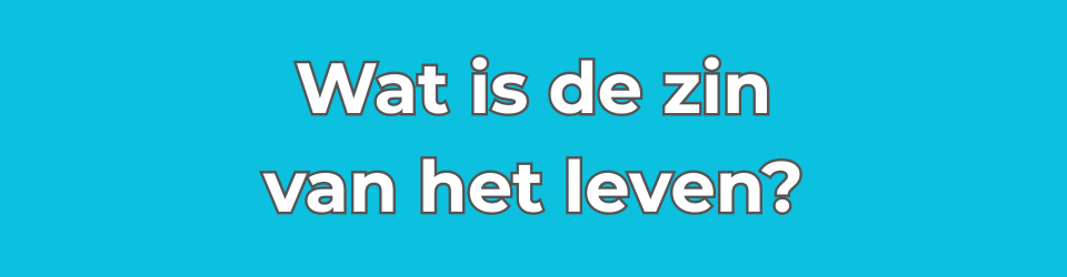 Audiocolumn Wat is de zin van het leven over betekenis, scheppingskracht, hier en nu en bewustzijn